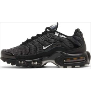 Womens Air Max Plus Black Metallic Silver